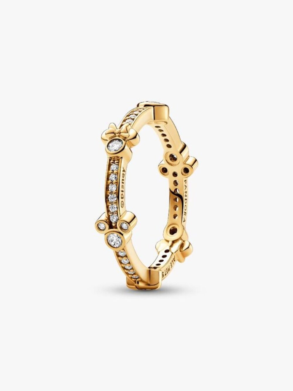 Pandora Disney Mickey Mouse & Minnie Mouse Sparkling Eternity Ring